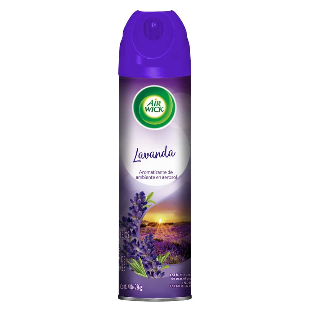 AIR WICK® AROMATIZANTE DE AMBIENTE EN AEROSOL, LAVANDA, 226 g