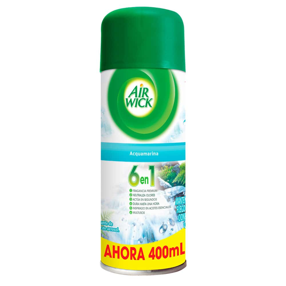 AIR WICK® AROMATIZANTE DE AMBIENTE EN AEROSOL, ACQUAMARINA, 400 mL