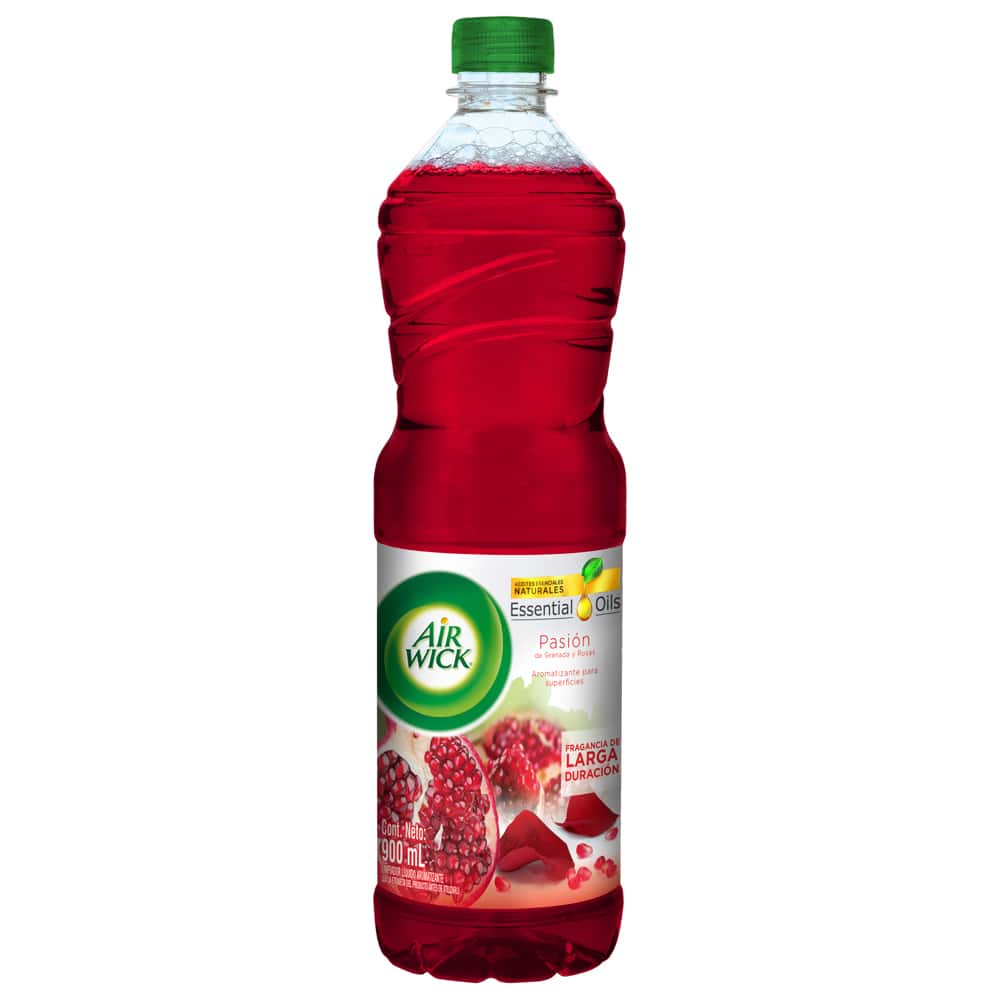 AIR WICK® LIMPIADOR LÍQUIDO AROMATIZANTE, PASIÓN DE GRANADA Y ROSAS, 900ML