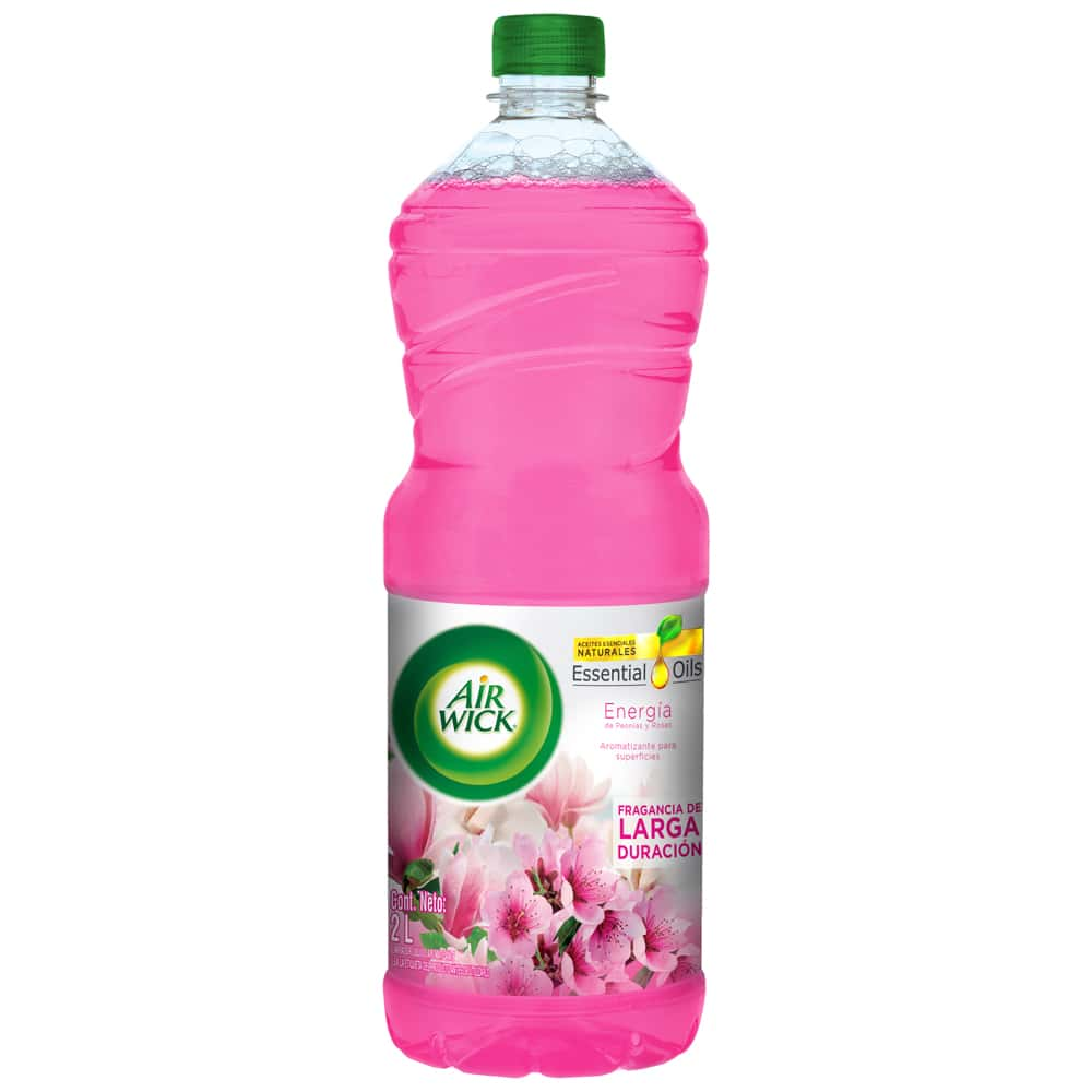 AIR WICK® LIMPIADOR LÍQUIDO AROMATIZANTE, ENERGÍA DE PEONIAS Y ROSAS, 2L