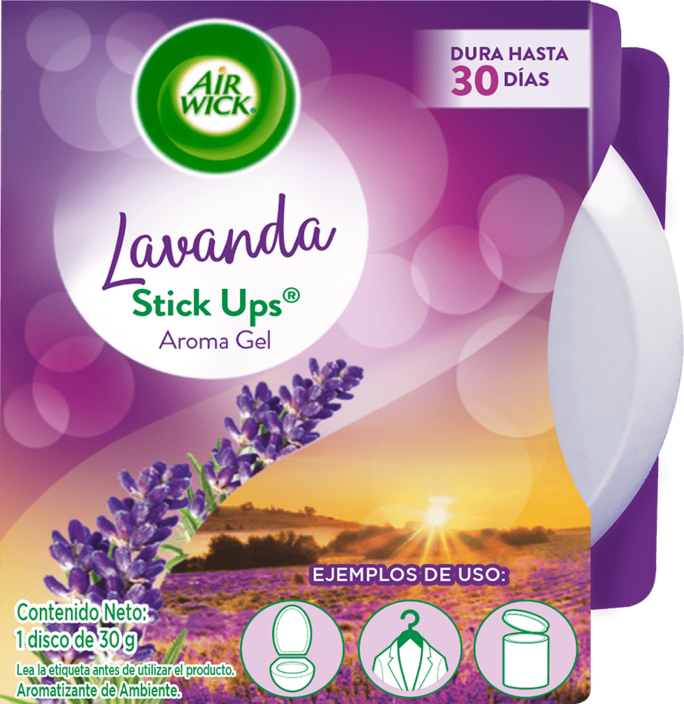 AIR WICK® STICK UPS® AROMATIZANTE DE AMBIENTE LAVANDA, 30 g