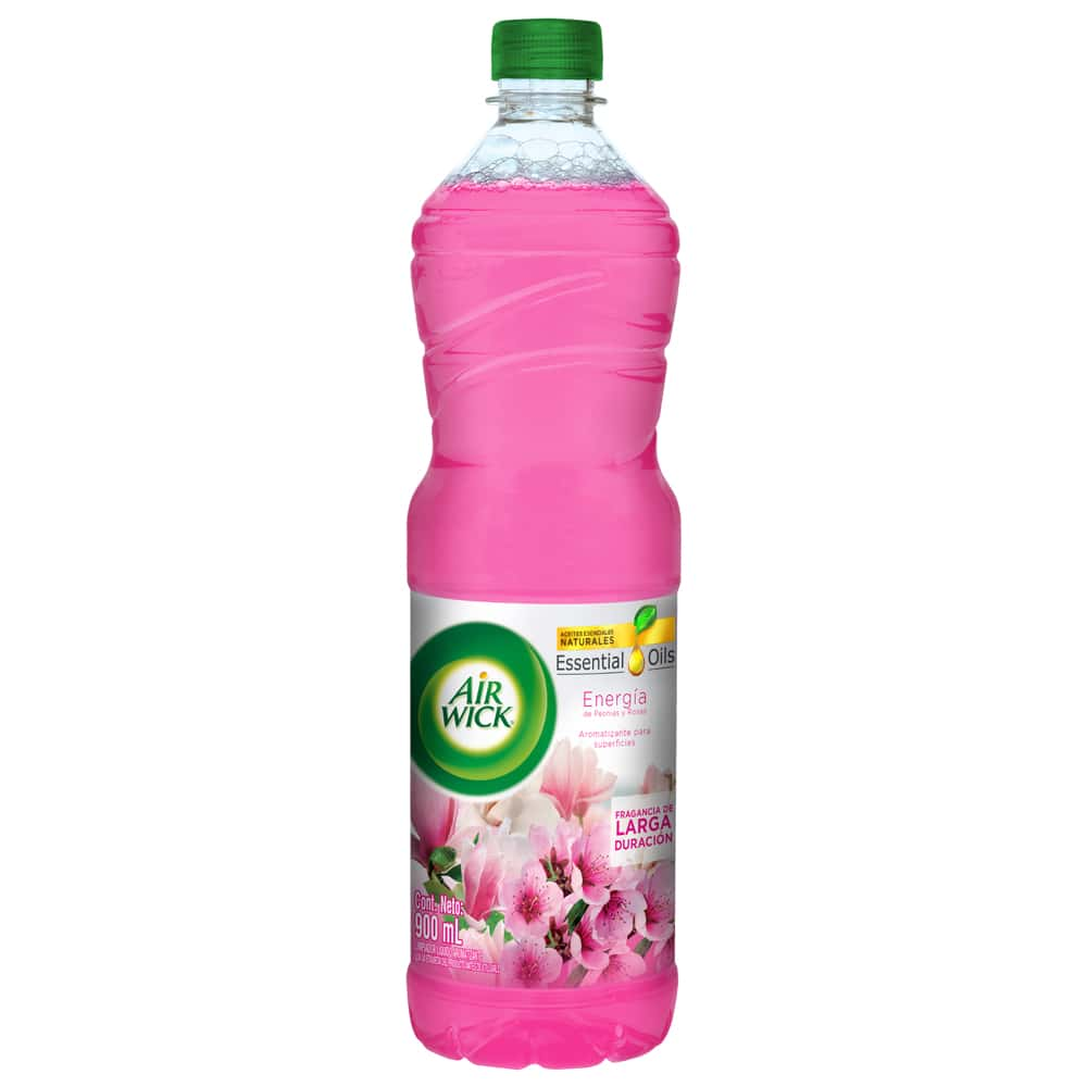 AIR WICK® LIMPIADOR LÍQUIDO AROMATIZANTE, ENERGÍA DE PEONIAS Y ROSAS, 900ML