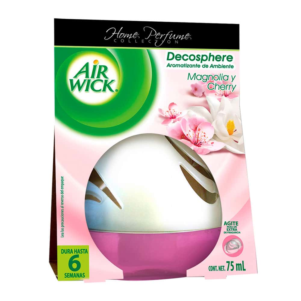 AIR WICK® DECOSPHERE® AROMATIZANTE DE AMBIENTE MAGNOLIA Y CHERRY, 75 mL